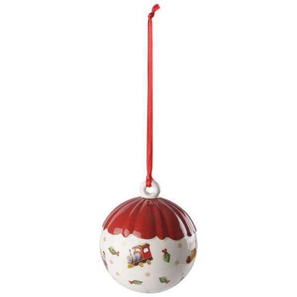 VILLEROY & BOCH Toy\'s Delight Addobbo di Natale Pallina Sfera 6cm Porcellana